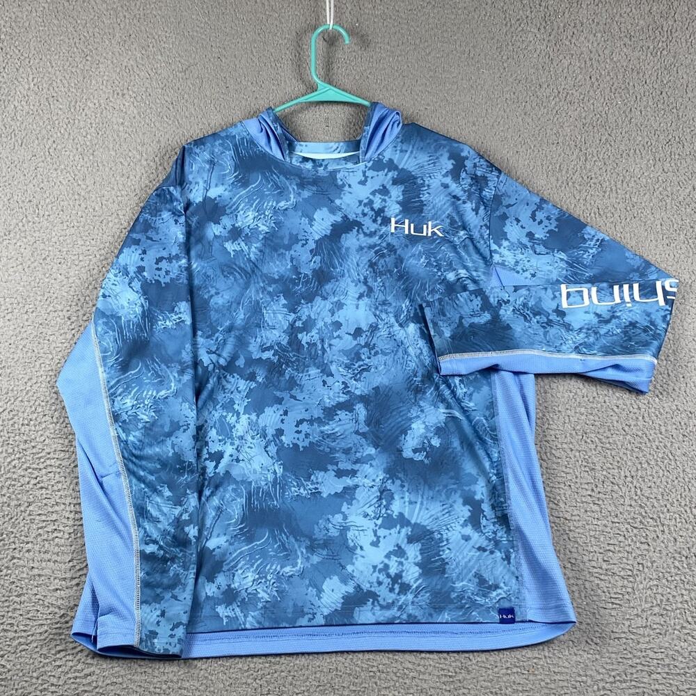 Huk Performance Lightweight Performance Hoodie Me… - image 1